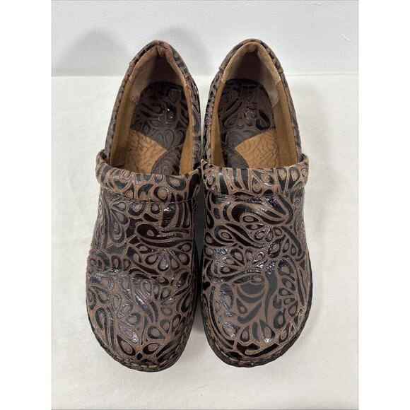 BOC Born Women Clogs 9.5 Slip On Shoe Peggy Tooled Leather Western Comfort - Picture 9 of 9